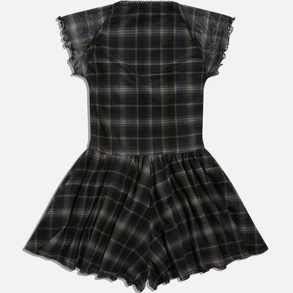 Urban Outfitters (UO) Milly Plaid Playsuit Romper - Picture 4 of 8